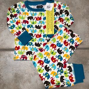 Mudpie long sleeve pajamas 9-12 months